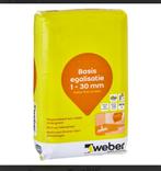 4 zakken weber egalisatie, Minder dan 4 cm, Overige materialen, Nieuw, Ophalen of Verzenden