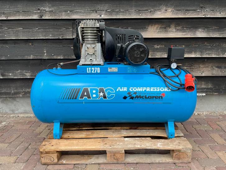Abac compressor, Doe-het-zelf en Verbouw, Compressors, Zo goed als nieuw, 6 tot 10 bar, 100 liter of meer, 400 tot 800 liter/min
