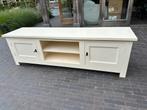 Tv meubel creme, Ophalen, 150 tot 200 cm, Zo goed als nieuw, Minder dan 100 cm
