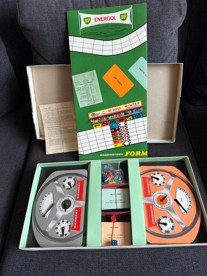 Waddington's Formula 1 Race Spel, Hobby en Vrije tijd, Gezelschapsspellen | Bordspellen, Zo goed als nieuw, Een of twee spelers