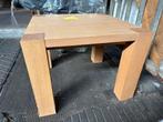 Massief eiken tafeltje, Huis en Inrichting, Tafels | Eettafels, Ophalen of Verzenden, Zo goed als nieuw, Rechthoekig, 50 tot 100 cm