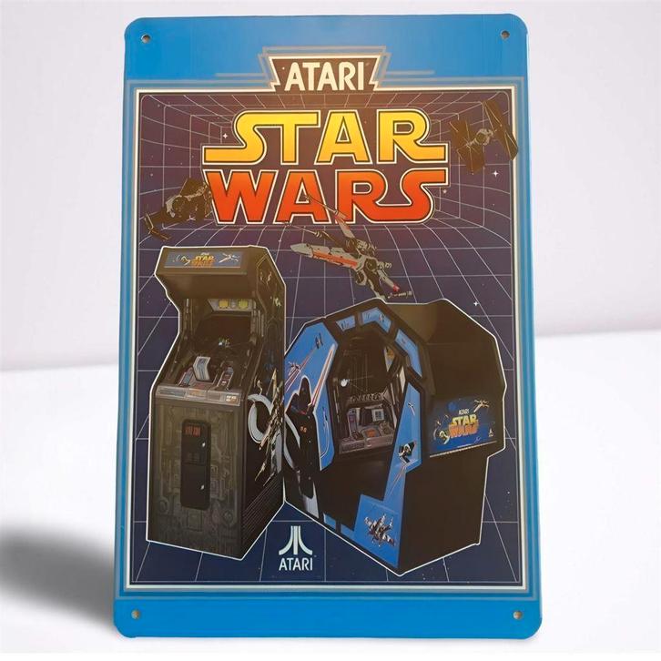 ATARI STAR WARS Arcade Wandbord retro decor, Spelcomputers en Games, Games | Atari, Nieuw, Atari 2600, 1 speler, Vanaf 3 jaar