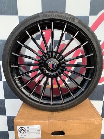 20'' BMW ALPINA velgen ZWART 5x120 F10 F11 F12 F13 X3 + RFT  beschikbaar voor biedingen