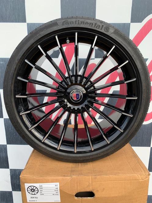 20'' BMW ALPINA velgen ZWART 5x120 F10 F11 F12 F13 X3 + RFT, Auto-onderdelen, Banden en Velgen, Banden en Velgen, Zomerbanden