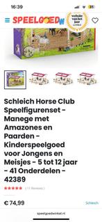 Schleich Horse club manege met amazones, Ophalen of Verzenden, Zo goed als nieuw