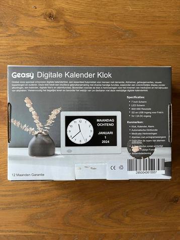 Digitale Kalenderklok beschikbaar voor biedingen
