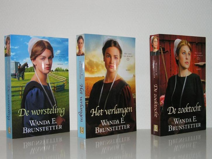 Wanda E. Brunstetter - Het land van morgen (Amish serie), Boeken, Romans, Zo goed als nieuw, Ophalen of Verzenden