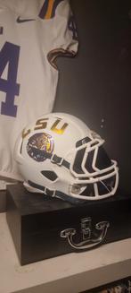 Lsu flat white custom american football Riddell helm, Sport en Fitness, Ophalen of Verzenden, Zo goed als nieuw