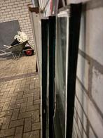Twee kozijnen met thermopane ramen, Ophalen, Gevelraam of Ruit, Gebruikt, 160 cm of meer