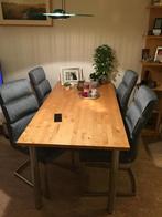 Beuken eettafel, Huis en Inrichting, Tafels | Eettafels, Ophalen, 50 tot 100 cm, Zo goed als nieuw, 150 tot 200 cm