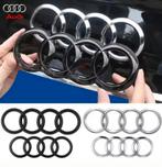 Audi embleem grill rings zwart glans, Ophalen of Verzenden, Zo goed als nieuw, Versiering