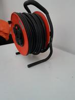 3x Kabelhaspel - 40m & 25m, Ophalen of Verzenden, Gebruikt, Kabel of Snoer