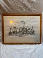 Pentekening Staatsmijn Emma, Antiek en Kunst, Ophalen of Verzenden