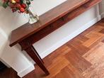 Teakhouten Sidetable, Huis en Inrichting, Tafels | Sidetables, Ophalen, Teakhout, Zo goed als nieuw, 150 tot 200 cm