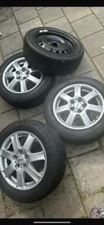 4 Banden en Velgen - 185/60/R15, Auto-onderdelen, Banden en Velgen, Gebruikt, 15 inch, Banden en Velgen, Personenwagen