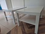 2 nette Lack tafeltjes, Gebruikt, 75 cm of meer, Rechthoekig, Hout