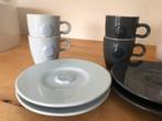 6 Douwe Egberts kop met schotels, Huis en Inrichting, Keuken | Servies, Ophalen of Verzenden, Zo goed als nieuw, Overige stijlen