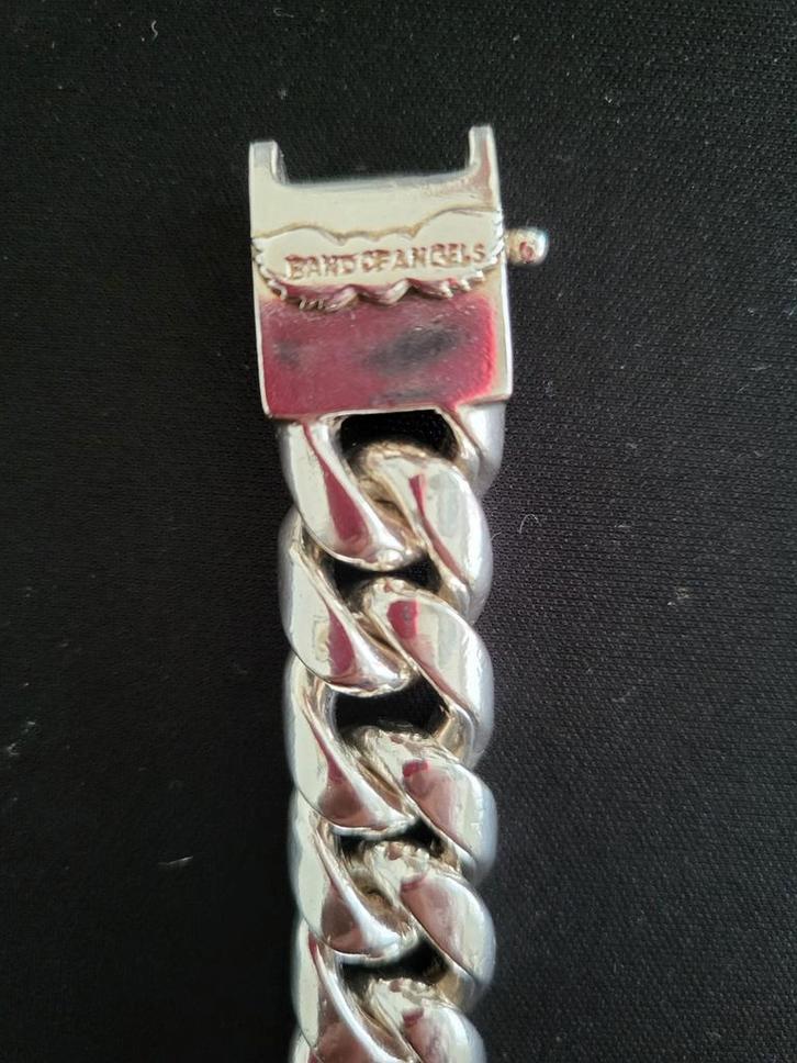 Zilveren (925)armband BAND OF ANGELS  131 gram 18 cm NIEUW, Sieraden, Tassen en Uiterlijk, Armbanden, Nieuw, Zilver, Zilver, Ophalen of Verzenden