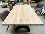 Eettafel - Tafelblad - Massief Eiken Recht - 40 mm dik, Huis en Inrichting, Tafels | Eettafels, Niet ingevuld, Vijf personen of meer
