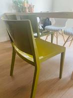3 groene Kartell eetkamerstoelen, Ophalen, Kunststof, Overige kleuren, Drie