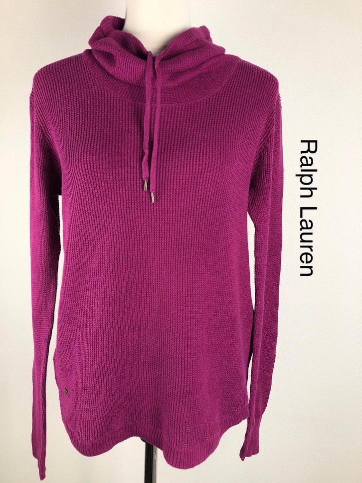 Ralph Lauren Coltrui  (mt: 38) 8,4/8277, Kleding | Dames, Truien en Vesten, Zo goed als nieuw, Maat 38/40 (M), Paars, Ophalen of Verzenden