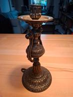 Messing zware scheepskandelaar, Antiek en Kunst, Antiek | Kandelaars, Ophalen of Verzenden, Koper of Brons