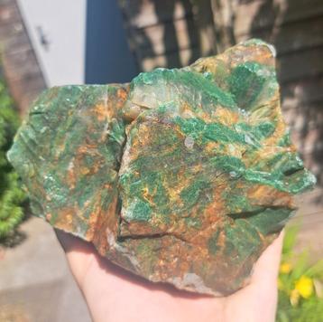 Groene Aventurijn 1.5kg! Edelsteen verzameling natuursteen  beschikbaar voor biedingen