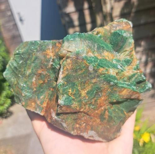 Groene Aventurijn 1.5kg! Edelsteen verzameling natuursteen, Verzamelen, Mineralen en Fossielen, Mineraal, Ophalen of Verzenden