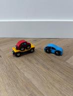 Heel goed 3x Brio houten trein auto transporter wagon 33559, Kinderen en Baby's, Speelgoed | Houten speelgoed, Ophalen of Verzenden