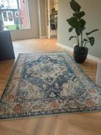 Vintage vloerkleed 194x297 cm - Goede staat, Huis en Inrichting, Stoffering | Tapijten en Kleden, Ophalen, Gebruikt, Blauw, 150 tot 200 cm