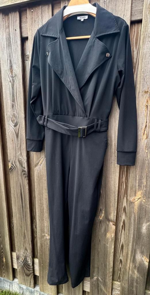 Zwarte Zoso jumpsuit - Maat L, Kleding | Dames, Jumpsuits, Maat 42/44 (L), Zwart, Ophalen of Verzenden