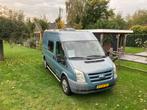 Ford Transit camper in opbouw 2010, Caravans en Kamperen, Campers, Buscamper of Camperbus, Dakluik, Ford, 7 tot 12 maanden geleden