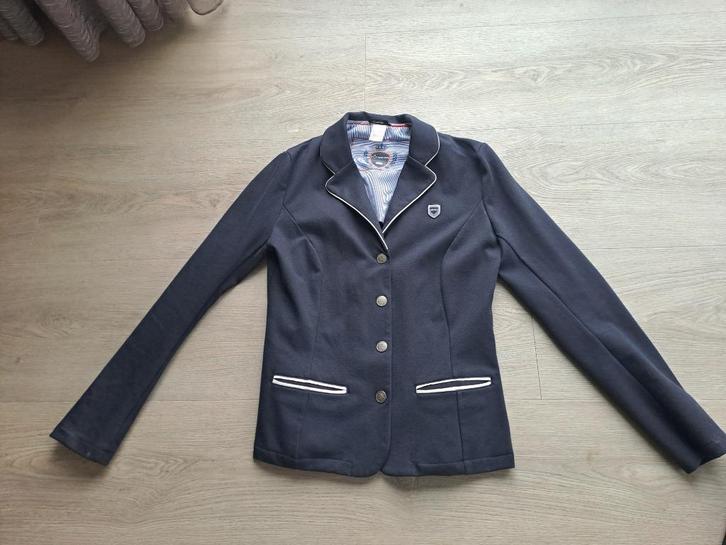 Rij jasje Decathlon en Red Horse en 1 plastron, Dieren en Toebehoren, Paardrijkleding, Gebruikt, Dames, Bovenkleding, Dressuur