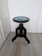 Mooie verstelbare pianokruk met werkende draaimechanisme., Ophalen of Verzenden, Gebruikt, Hout