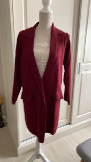 Vest aubergine rood NIEUW maat M van Vintage Design beschikbaar voor biedingen