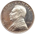 Malta - zeer zeldzame 1 lira 1973 zilver 10 gram 0,987 ag (, Ophalen of Verzenden, Overige landen, Losse munt, Zilver