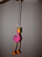 Wiebeldier jumper fuchsia flamingo met veer, Kinderen en Baby's, Kinderkamer | Inrichting en Decoratie, Ophalen of Verzenden, Zo goed als nieuw