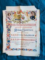 Geboorte Poster Prinses Beatrix, Ophalen, Kaart, Foto of Prent