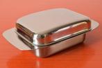 Retro vintage RVS Alfra Alessi Italy design botervloot, Overige materialen, Overige typen, Ophalen of Verzenden, Zo goed als nieuw