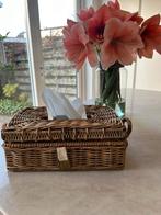Riviera Maison rattan tissue box, Ophalen of Verzenden, Zo goed als nieuw, Rechthoekig, Riet