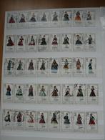 Kavel Klederdrachten Wereld postzegels gestempeld., Ophalen of Verzenden, Gestempeld