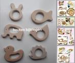 Houten dier, bijtdier, bijtring (visje, olifantje, vogeltje, Ophalen of Verzenden, Nieuw, Materiaal