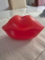 Rode lippen kaars, Overige materialen, Ophalen of Verzenden, Zo goed als nieuw, Kaars