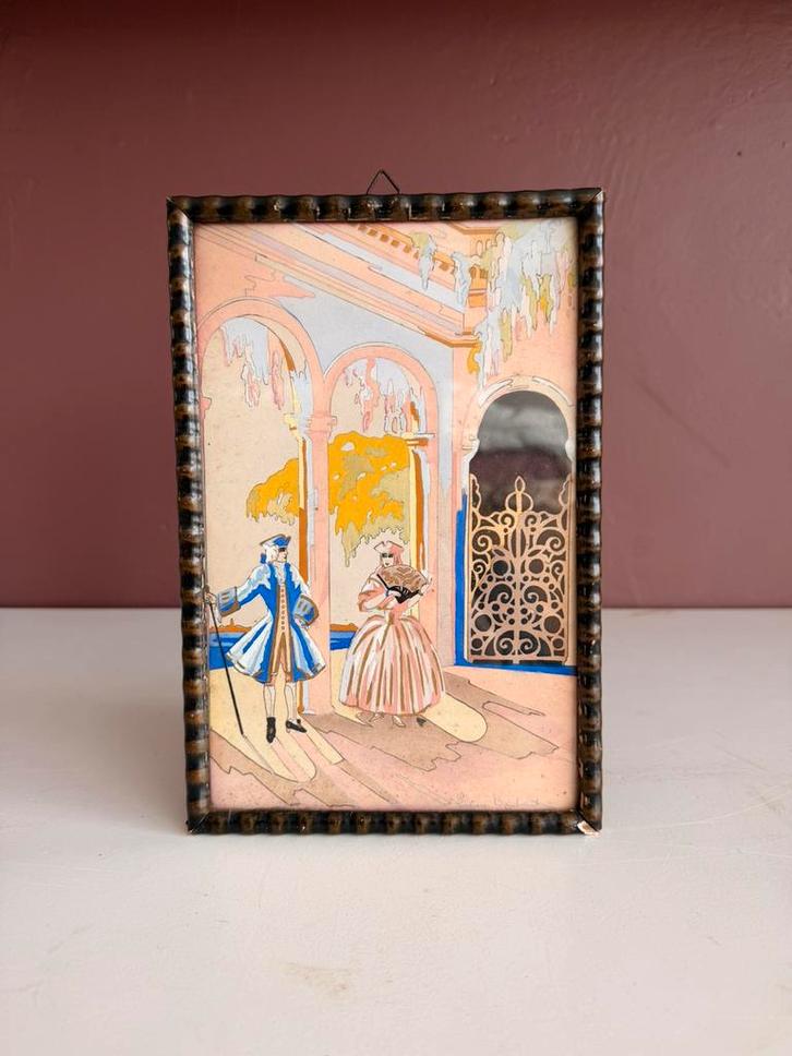 Vintage lijst, Antiek en Kunst, Kunst | Overige Kunst, Ophalen of Verzenden