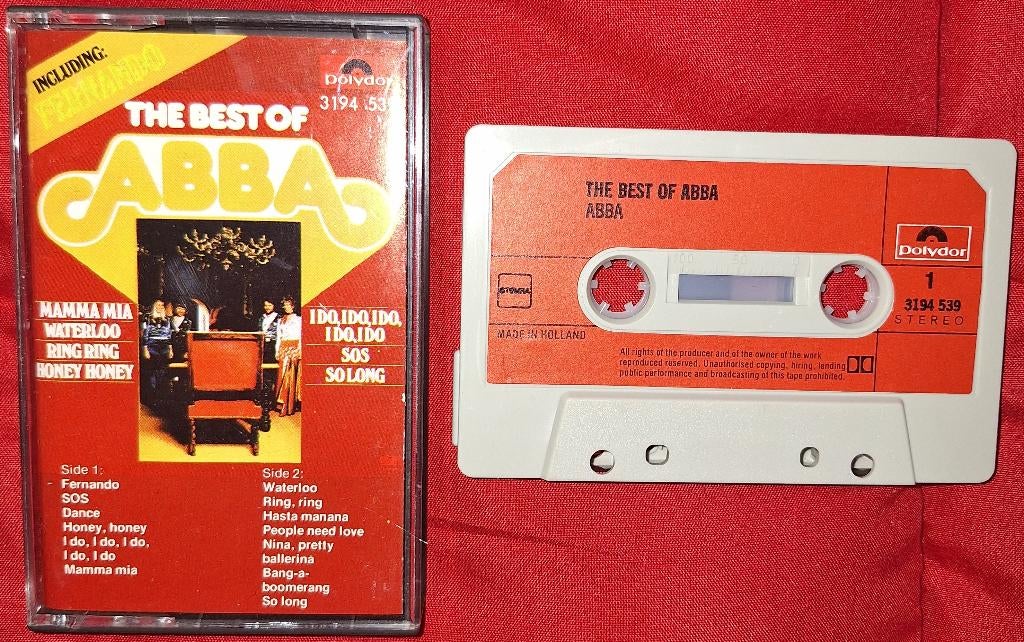 Abba - Best of cassette, Gebruikt, 1 bandje, Ophalen of Verzenden, Origineel