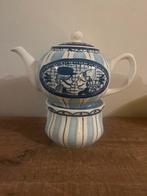 Theepot met onderzetter Blond Amsterdam Delfts Blauw, Huis en Inrichting, Keuken | Servies, Ophalen, Gebruikt, Blond Amsterdam