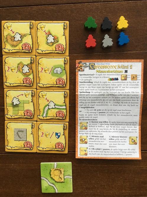 Carcassonne Nieuwsberichten - mini uitbreiding 2 graantegel, Hobby en Vrije tijd, Gezelschapsspellen | Bordspellen, Zo goed als nieuw
