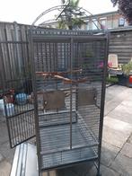 Papagaaien kooi met toebehoren, Ophalen, Zo goed als nieuw, Metaal, Vogelkooi