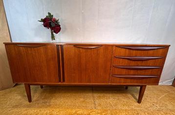 Gratis bezorging!Mid century retro vintage teak dressoir1960 beschikbaar voor biedingen