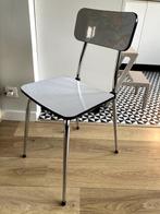 Vintage retro Formica eetstoel - jaren 50/60, Ophalen, Zo goed als nieuw, Metaal, Industrieel